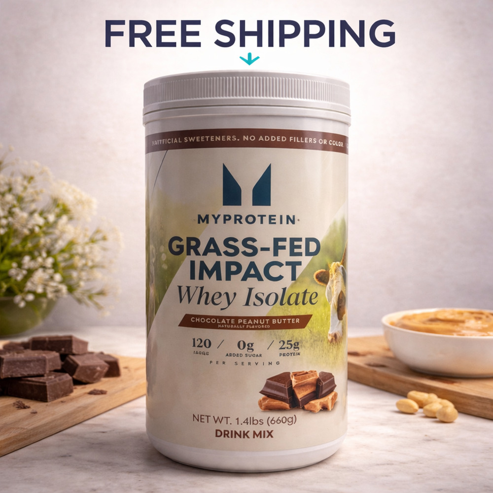 MyProtein Grass Fed Whey Isolate 1.4lb Chocolate Peanut Butter 25g NEW